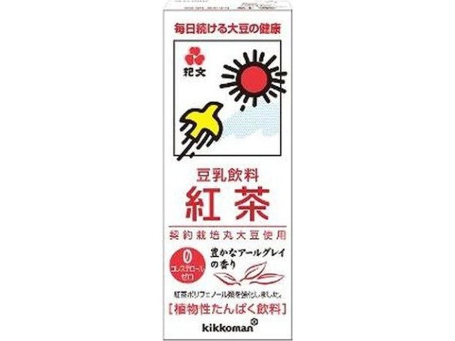 【ケース販売】キッコーマン ソイＦ 豆乳飲料紅茶 紙２００ｍｌ   ×18 【全国送料無料】(一部地域別途)・まとめ買い・防災備蓄にも最適の画像