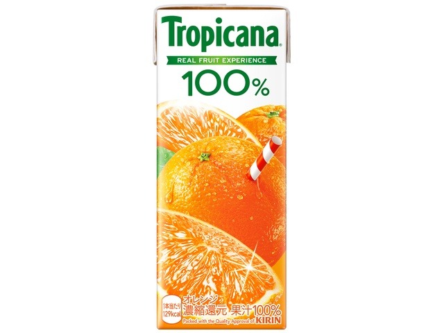 【ケース販売】トロピカーナ １００％オレンジＬＬ２５０ｍｌ ×24 【全国送料無料】(一部地域別途)・まとめ買い・防災備蓄にも最適の画像