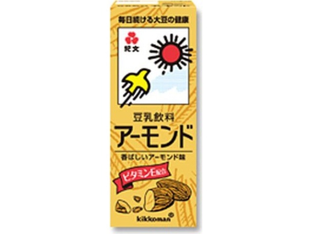 【ケース販売】キッコーマン ソイＦ 豆乳飲料アーモンド紙２００ｍｌ  ×18 【全国送料無料】(一部地域別途)・まとめ買い・防災備蓄にも最適の画像