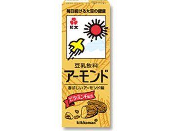 【ケース販売】キッコーマン ソイＦ 豆乳飲料アーモンド紙２００ｍｌ  ×18 【全国送料無料】(一部地域別途)・まとめ買い・防災備蓄にも最適の画像