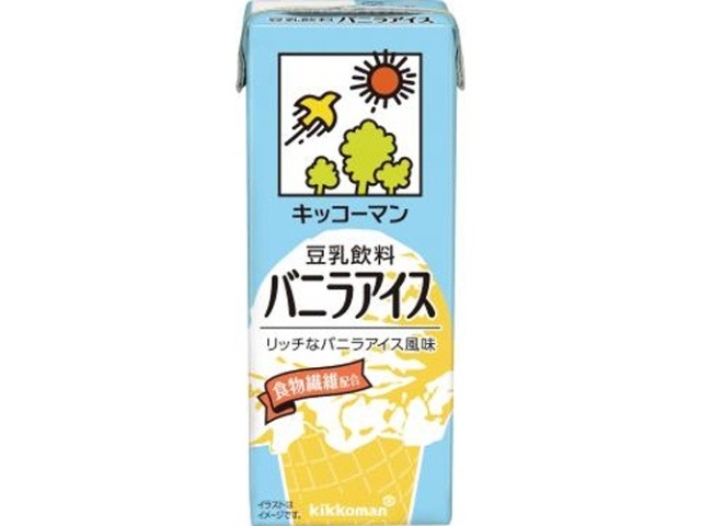 【ケース販売】キッコーマン ソイＦ 豆乳飲料バニラアイス 紙２００ｍｌ  ×18 【全国送料無料】(一部地域別途)・まとめ買い・防災備蓄にも最適の画像