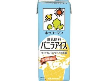 【ケース販売】キッコーマン ソイＦ 豆乳飲料バニラアイス 紙２００ｍｌ  ×18 【全国送料無料】(一部地域別途)・まとめ買い・防災備蓄にも最適の画像