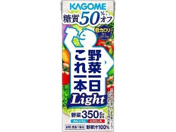【ケース販売】カゴメ 野菜一日これ一本Ｌｉｇｈｔ ２００ｍｌ ×24 【全国送料無料】(一部地域別途)・まとめ買い・防災備蓄にも最適の画像