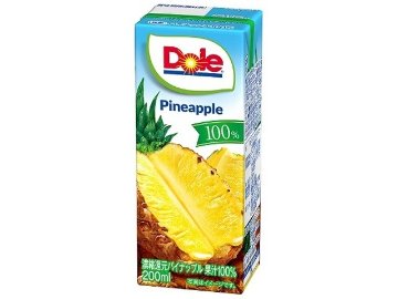 【ケース販売】Ｄｏｌｅ パイナップル１００％２００ｍｌ ×18 【全国送料無料】(一部地域別途)・まとめ買い・防災備蓄にも最適の画像