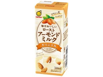 【ケース販売】マルサン ローストアーモンドミルク 紙２００ｍｌ ×24 【全国送料無料】(一部地域別途)・まとめ買い・防災備蓄にも最適の画像