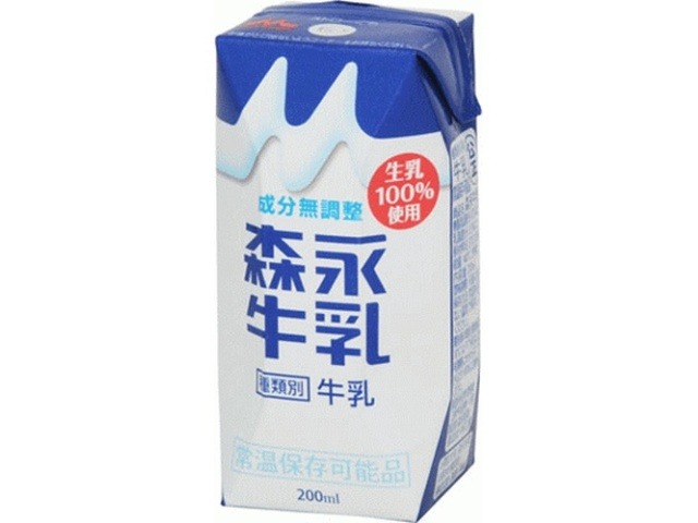 【ケース販売】森乳 森永牛乳プリズマ 紙２００ｍｌ  ×12 【全国送料無料】(一部地域別途)・まとめ買い・防災備蓄にも最適の画像