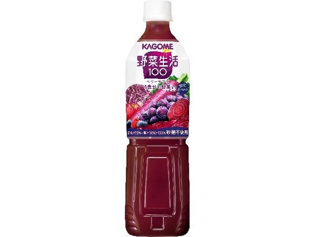 【ケース販売】カゴメ 野菜生活ベリーサラダＰ７２０ｍｌ  ×15 【全国送料無料】(一部地域別途)・まとめ買い・防災備蓄にも最適の画像