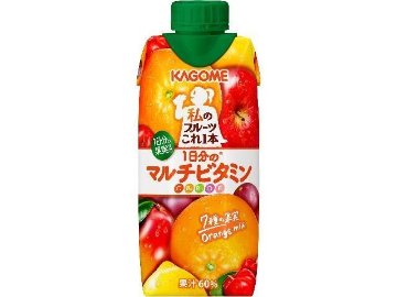 【ケース販売】カゴメ 私のフルーツこれ一本マルチビタミン３３０ｍｌ   ×12 【全国送料無料】(一部地域別途)・まとめ買い・防災備蓄にも最適の画像