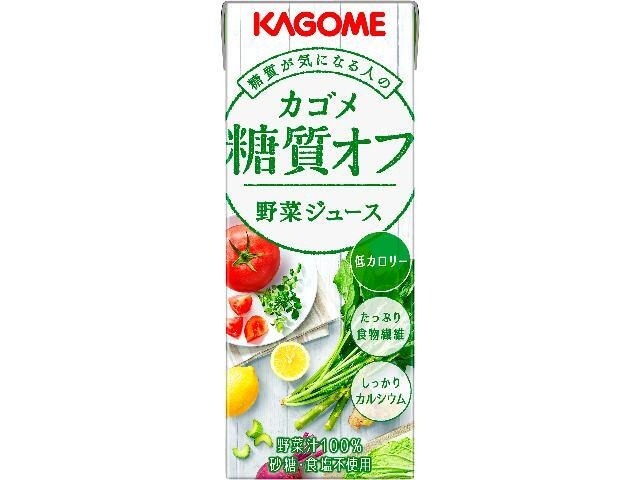 【ケース販売】カゴメ 野菜ジュース糖質オフ ２００ｍｌ ×24 【全国送料無料】(一部地域別途)・まとめ買い・防災備蓄にも最適の画像