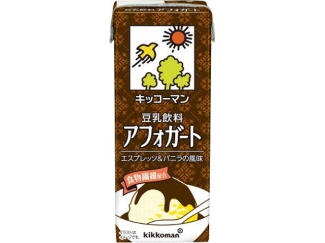 【ケース販売】キッコーマン ソイＦ 豆乳飲料アフォガート 紙２００ｍｌ ×18 【全国送料無料】(一部地域別途)・まとめ買い・防災備蓄にも最適の画像