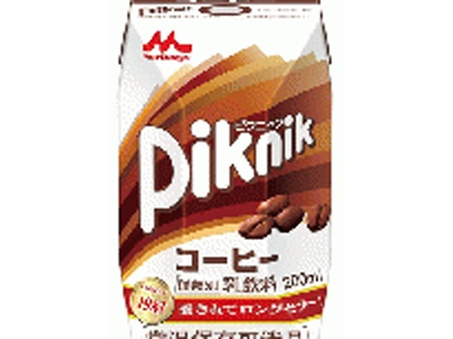 【ケース販売】森乳 ピクニック コーヒープリズマ２００ｍｌ  ×24 【全国送料無料】(一部地域別途)・まとめ買い・防災備蓄にも最適の画像