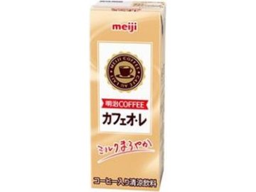 【ケース販売】明治 ＣＯＦＦＥＥ カフェオ・レ紙２００ｍｌ ×24 【全国送料無料】(一部地域別途)・まとめ買い・防災備蓄にも最適の画像