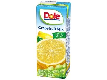 【ケース販売】Ｄｏｌｅ ＧＦミックス１００％２００ｍｌ ×18 【全国送料無料】(一部地域別途)・まとめ買い・防災備蓄にも最適の画像