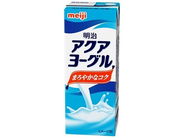 【ケース販売】明治 アクアヨーグル ２００ｍｌ ×24 【全国送料無料】(一部地域別途)・まとめ買い・防災備蓄にも最適の画像
