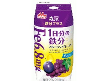 【ケース販売】森乳 鉄分プラス一日分の鉄分 ２００ｍｌ ×24 【全国送料無料】(一部地域別途)・まとめ買い・防災備蓄にも最適の画像