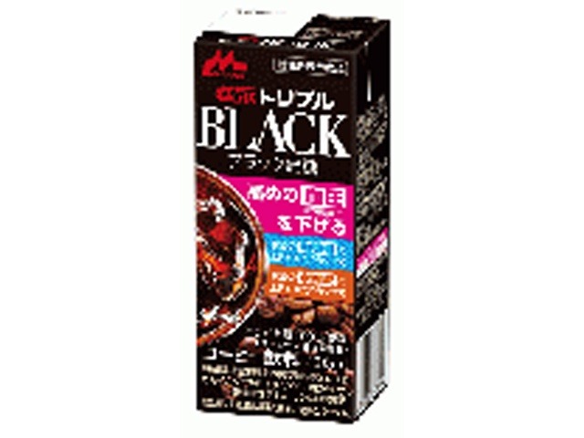 【ケース販売】森乳 トリプルＢＬＡＣＫ ２００ｍｌ ×24 【全国送料無料】(一部地域別途)・まとめ買い・防災備蓄にも最適の画像