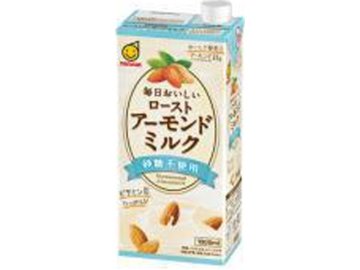 【ケース販売】マルサン ローストアーモンドミルク砂糖不使用１Ｌ ×6 【全国送料無料】(一部地域別途)・まとめ買い・防災備蓄にも最適の画像