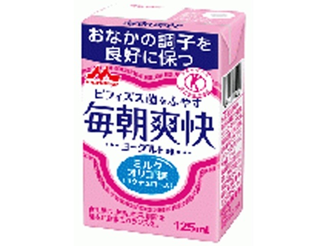 【ケース販売】森乳 毎朝爽快 紙１２５ｍｌ ×24 【全国送料無料】(一部地域別途)・まとめ買い・防災備蓄にも最適の画像