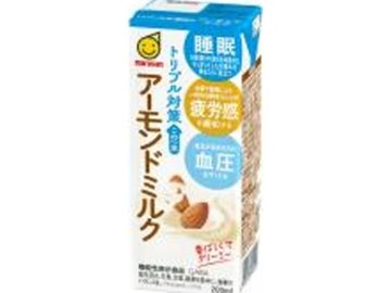 【ケース販売】マルサン トリプル対策 アーモンドミルク紙２００ ×24 【全国送料無料】(一部地域別途)・まとめ買い・防災備蓄にも最適の画像