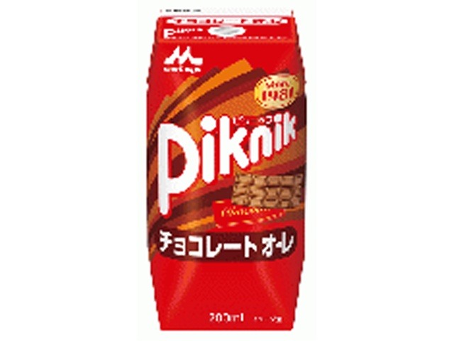 【ケース販売】ピクニック チョコレートオ・レ２００ｍｌ ×24 【全国送料無料】(一部地域別途)・まとめ買い・防災備蓄にも最適の画像