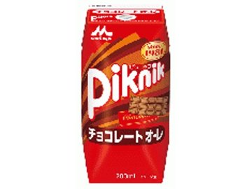 【ケース販売】ピクニック チョコレートオ・レ２００ｍｌ ×24 【全国送料無料】(一部地域別途)・まとめ買い・防災備蓄にも最適の画像