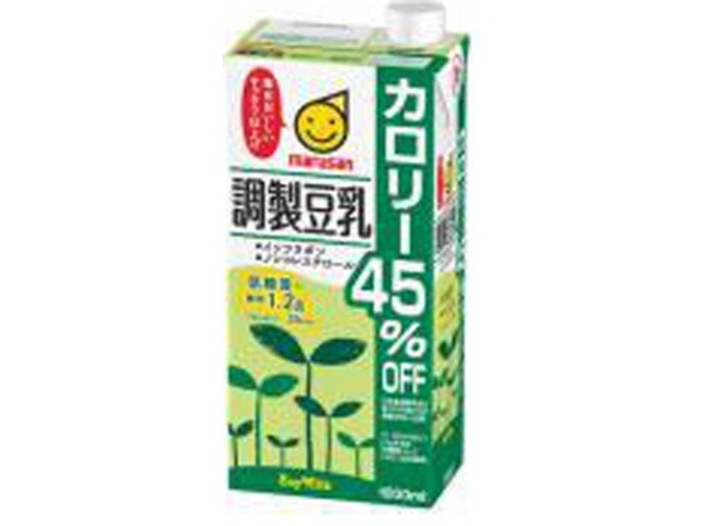 【ケース販売】マルサン 調整豆乳カロリー４５％オフ １Ｌ ×6 【全国送料無料】(一部地域別途)・まとめ買い・防災備蓄にも最適の画像