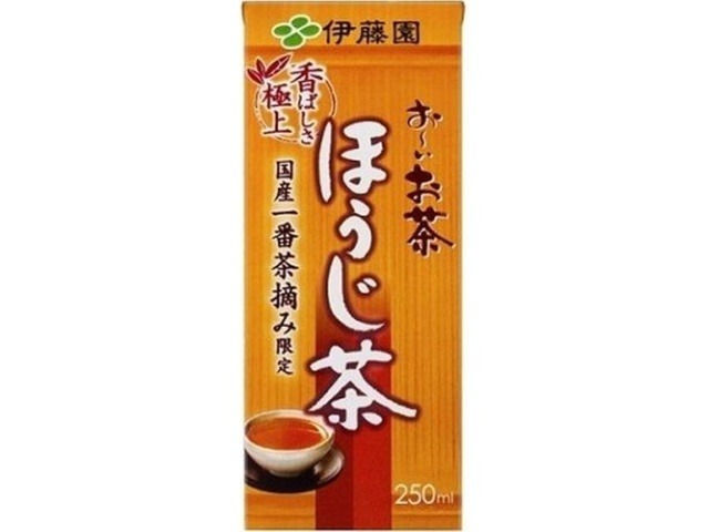 【ケース販売】伊藤園 お?いお茶ほうじ茶 紙２５０ｍｌ ×24 【全国送料無料】(一部地域別途)・まとめ買い・防災備蓄にも最適の画像