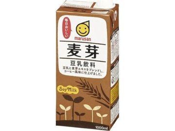 【ケース販売】マルサン 麦芽豆乳 １Ｌ ×6 【全国送料無料】(一部地域別途)・まとめ買い・防災備蓄にも最適の画像