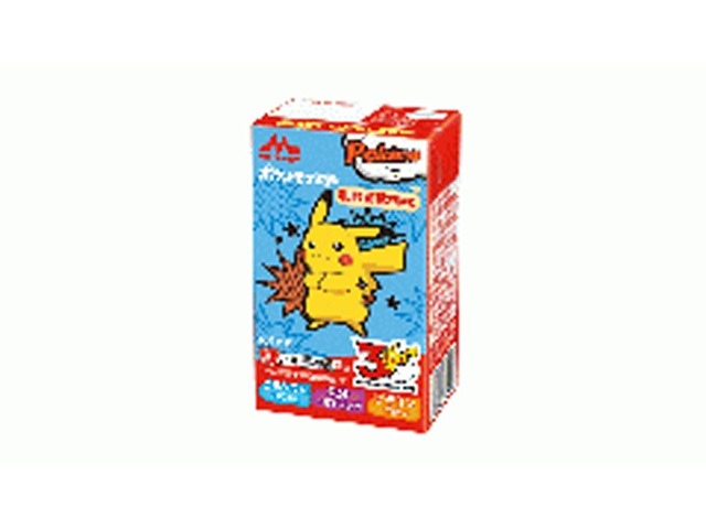【ケース販売】森乳 ポケモンドリンク 紙１２５ｍｌ  ×24 【全国送料無料】(一部地域別途)・まとめ買い・防災備蓄にも最適の画像
