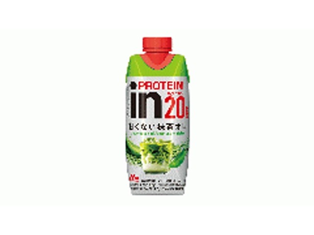 【ケース販売】森乳 ｉｎプロテイン 甘くない抹茶オレ３３０ｍｌ  ×12 【全国送料無料】(一部地域別途)・まとめ買い・防災備蓄にも最適の画像