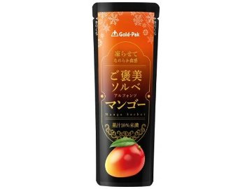 【ケース販売】ゴールドパック ご褒美ソルベマンゴー ８０ｇパウチ   ×20 【全国送料無料】(一部地域別途)・まとめ買い・防災備蓄にも最適の画像