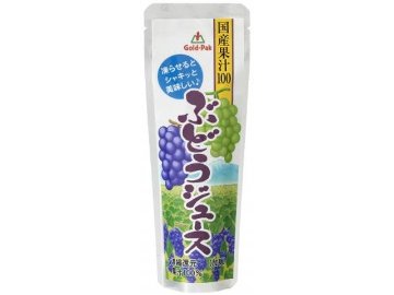 【ケース販売】ゴールドパック 国産ぶどうジュース ８０ｇパウチ  ×20 【全国送料無料】(一部地域別途)・まとめ買い・防災備蓄にも最適の画像