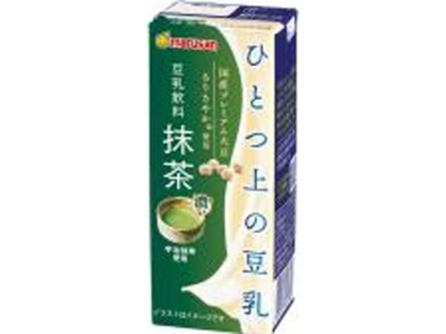 【ケース販売】マルサン ひとつ上の豆乳抹茶 紙２００ｍｌ   ×24 【全国送料無料】(一部地域別途)・まとめ買い・防災備蓄にも最適の画像