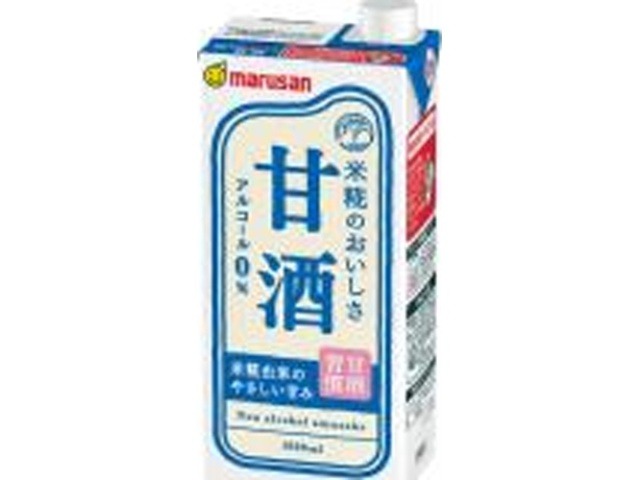 【ケース販売】マルサン 甘酒 紙１Ｌ ×6 【全国送料無料】(一部地域別途)・まとめ買い・防災備蓄にも最適の画像