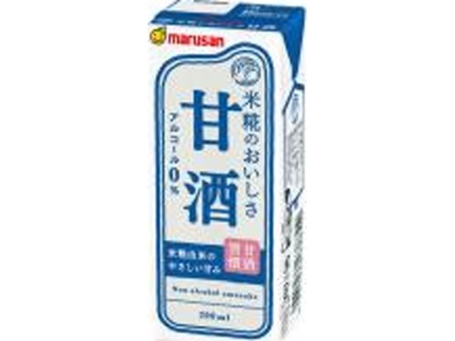 【ケース販売】マルサン 甘酒 紙２００ｍｌ ×24 【全国送料無料】(一部地域別途)・まとめ買い・防災備蓄にも最適の画像