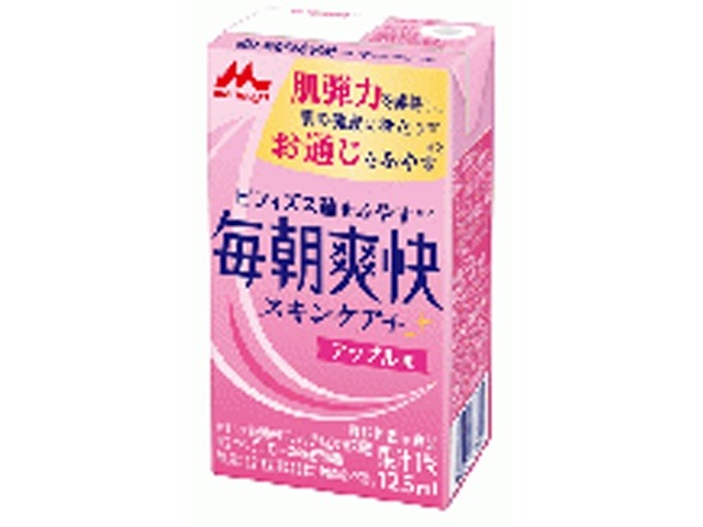 【ケース販売】森乳 毎朝爽快スキンケア＋アップル味１２５ｍｌ ×24 【全国送料無料】(一部地域別途)・まとめ買い・防災備蓄にも最適の画像