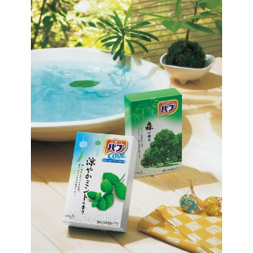 花王　夏の健康入浴ギフト ゆず・森ラベンダー・朝顔・涼やかミント・新緑こだち合計バブ８０錠 【化粧箱入】の画像