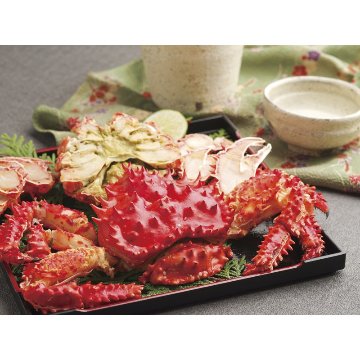 2026年お歳暮特集 北海道産ゆで花咲がにカット2尾 430265 【全国送料無料】(沖縄・離島など一部地域は除く)の画像
