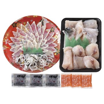 2026年お歳暮特集 関とら本店 ふく刺身とふくちりセット FSM-50K5Z 【全国送料無料】(沖縄・離島など一部地域は除く)の画像