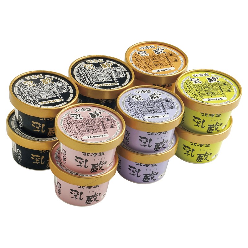 2026年お歳暮特集 「乳蔵」 北海道アイスクリーム5種12個 110131 【全国送料無料】(沖縄・離島など一部地域は除く)の画像