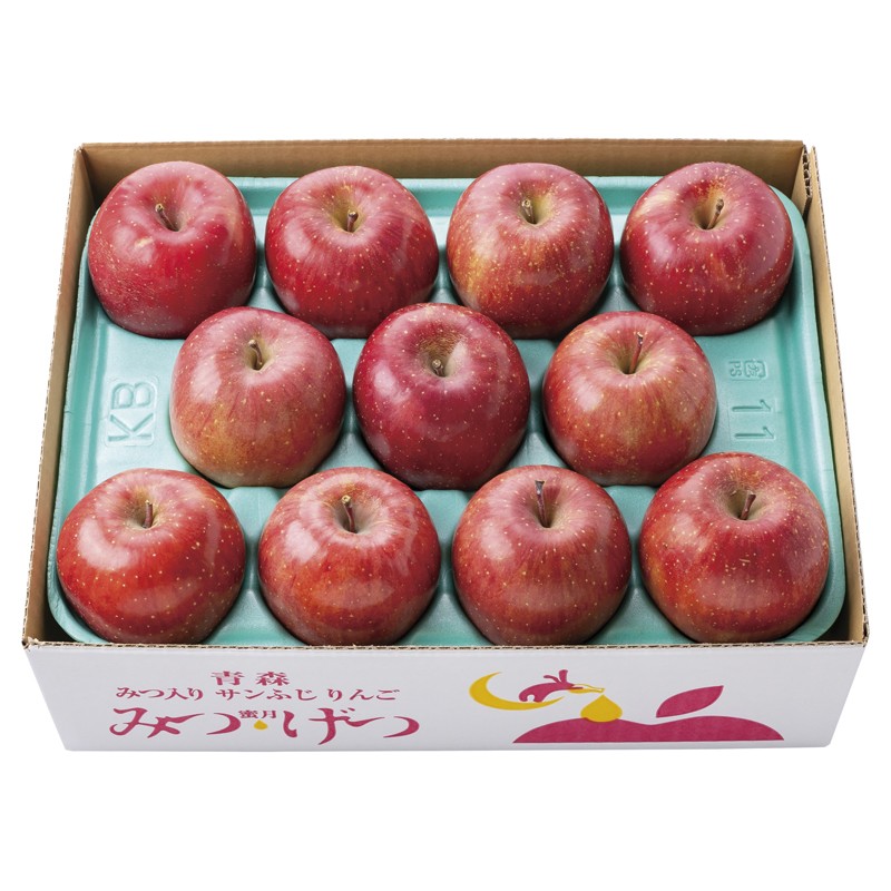 2026年お歳暮特集 蜜入りサンふじりんご「みつげつ」2.7kg 2612430 【全国送料無料】(沖縄・離島など一部地域は除く)の画像