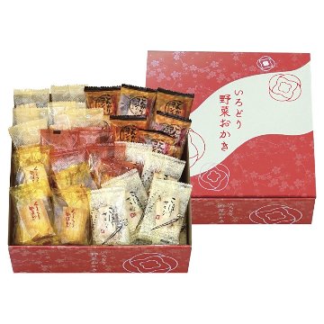 2026年お歳暮特集 いろどり野菜おかき No20 IR-1M 【全国送料込み】(沖縄・離島など一部地域は別途)の画像