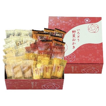 2026年お歳暮特集 いろどり野菜おかき No25 IR-2M 【全国送料込み】(沖縄・離島など一部地域は別途)の画像