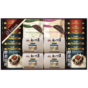2026年お歳暮特集 VICTORIA COFFEE ドリップコーヒー&えいこく屋紅茶･クッキーセット No40 VEM－40 【全国送料込み】(沖縄・離島など一部地域は別途)の画像