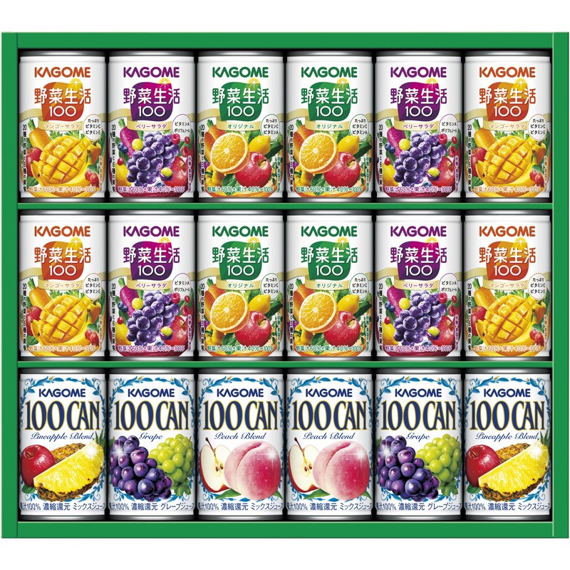 2026年お歳暮特集 カゴメ フルーツ+野菜飲料ギフト No25 KSR－25H 【全国送料込み】(沖縄・離島など一部地域は別途)の画像