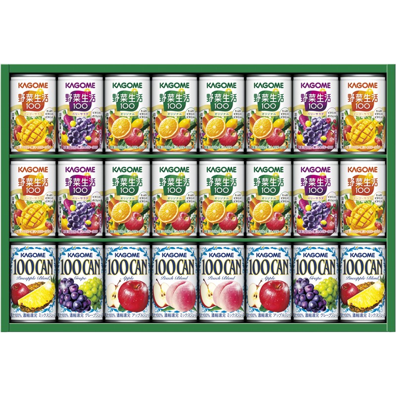 2026年お歳暮特集 カゴメ フルーツ+野菜飲料ギフト No30 KSR－30H 【全国送料込み】(沖縄・離島など一部地域は別途)の画像