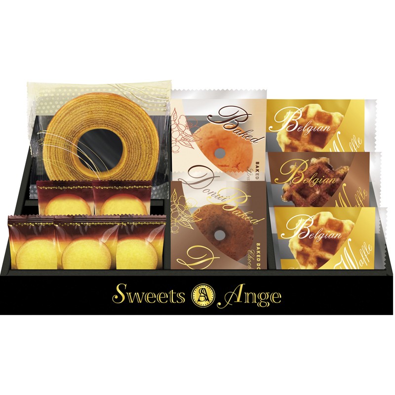 2026年お歳暮特集 スイーツアンジュ ベルギーワッフルと焼菓子セット No25 SGF-BE 【全国送料込み】(沖縄・離島など一部地域は別途)の画像