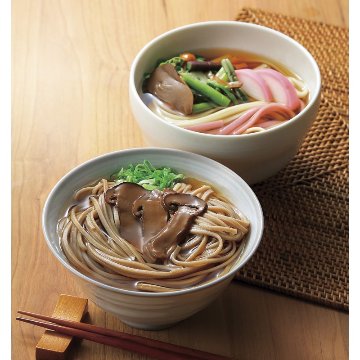 2026年お歳暮特集 本家小西松茸つゆで食べる麺詰合せ RUS-30C 【全国送料込み】(沖縄・離島など一部地域は別途)の画像