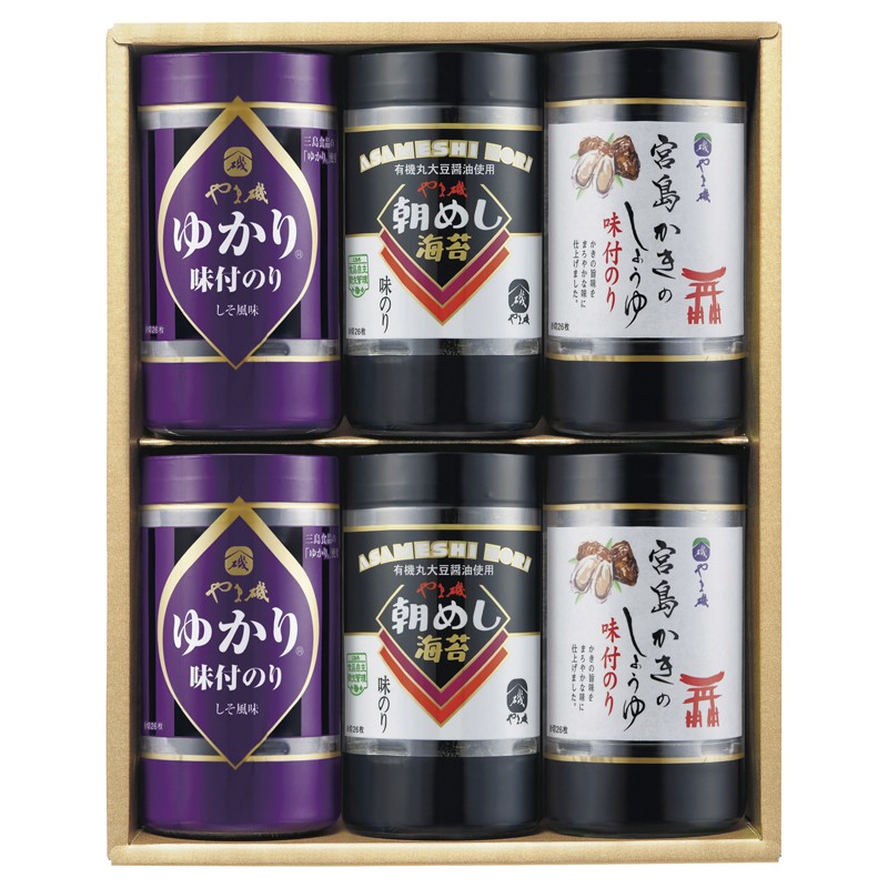 2026年お歳暮特集 やま磯 味付のりカップ詰合せ VC－6KG 【全国送料込み】(沖縄・離島など一部地域は別途)の画像