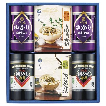 2026年お歳暮特集 やま磯 味付海苔･お茶漬け･ふりかけ詰合せ 味ぐるめ-6A 【全国送料込み】(沖縄・離島など一部地域は別途)の画像